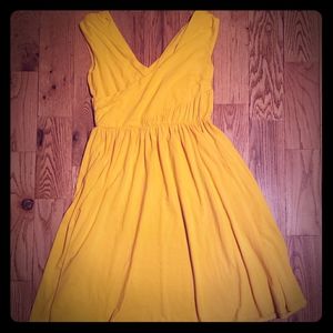(Sale 4/$30) Garnet Hill Yellow Dress.